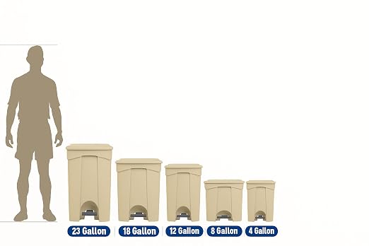 PRO&Family Step-On Trash Can - Image 4