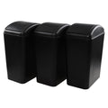 4.5 Gallon Swing Top Trash Bin, Plastic Garbage Can by Sosody
