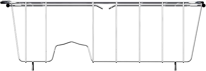 Stainless Steel Dish Drying Rack, Expandable Fruit & Vegetable Drain Rack over - Image 3