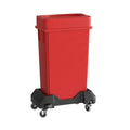 23 Gallon Red Slim Jim Trash Can by Krollen+Industrial