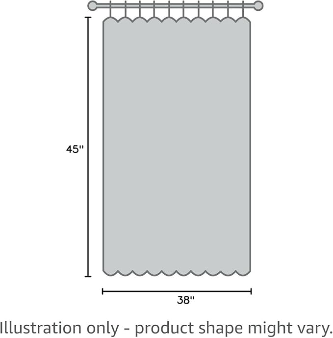 Tollpiz Short Sheer Curtains Living Room Linen Textured Curtain Sheers Light - Image 8