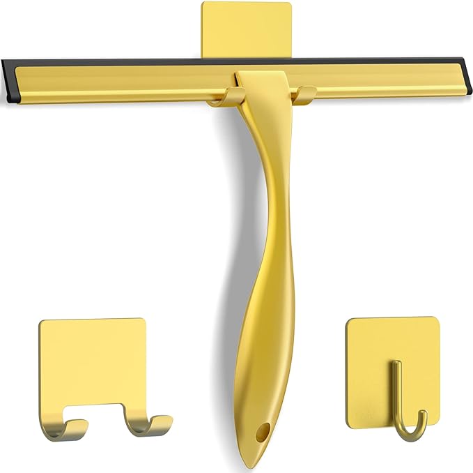 All-Purpose Stainless Steel Shower Squeegee by Docrok
