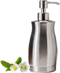 Brushed Stainless Steel Countertop Soap Dispenser Rust and Leak Resistant Hand by ZEBEYIMA