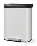 16 Gallon Trash Can, Stainless Steel Kitchen Garbage Can, Recycling or Waste Bin by Fasyou