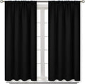 BGment Rod Pocket Blackout Curtains 48 Inches Length by BGment