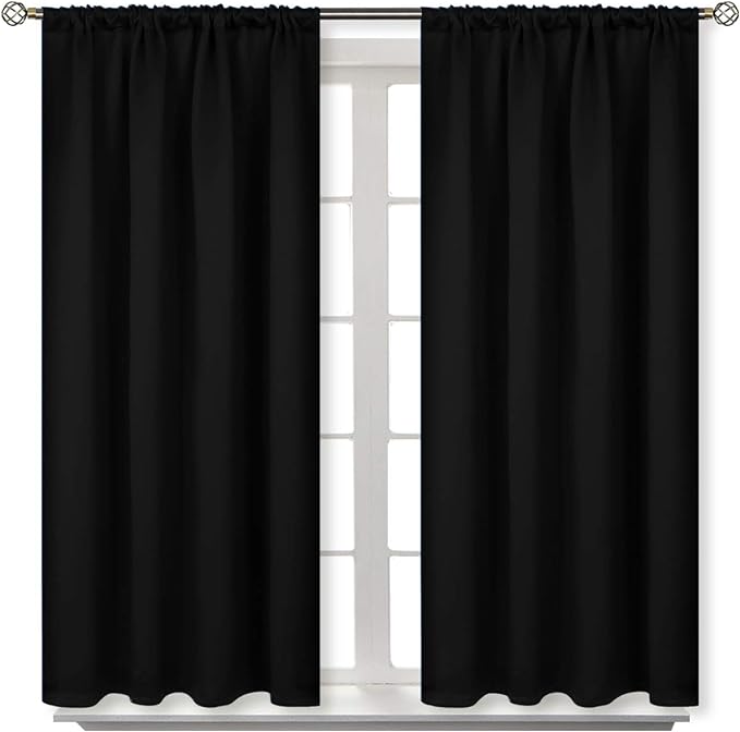 BGment Black Out Curtains 54 Inches Length by BGment