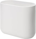 iDesign Slim Oval Plastic Waste Basket The Cade Collection, 10.56” x 5.5” x by iDesign