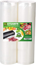11x50 Rolls 2 Pack Vacuum Sealer Bags Rolls by ATSAMFR+Direct