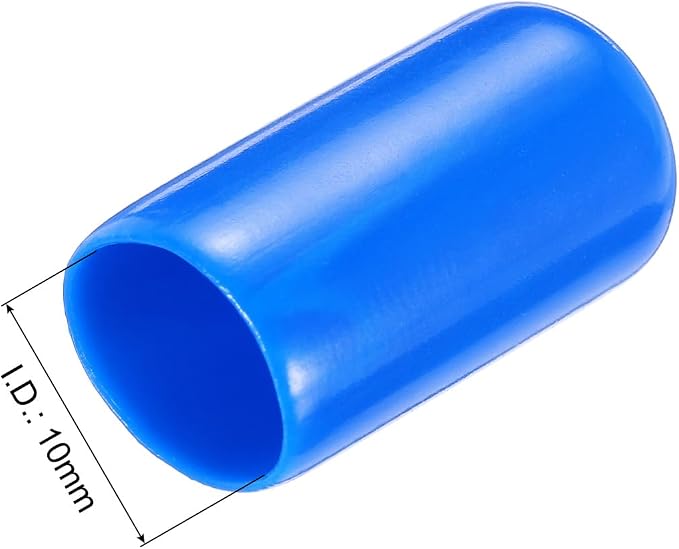 uxcell 20pcs Rubber End Caps 10mm ID Vinyl PVC Round Tube Bolt Cap Cover Screw - Image 3