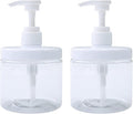 Cosywell Pump Bottle Dispenser Plastic Refillable Bottles Wide Mouth Jar Style by Cosywell