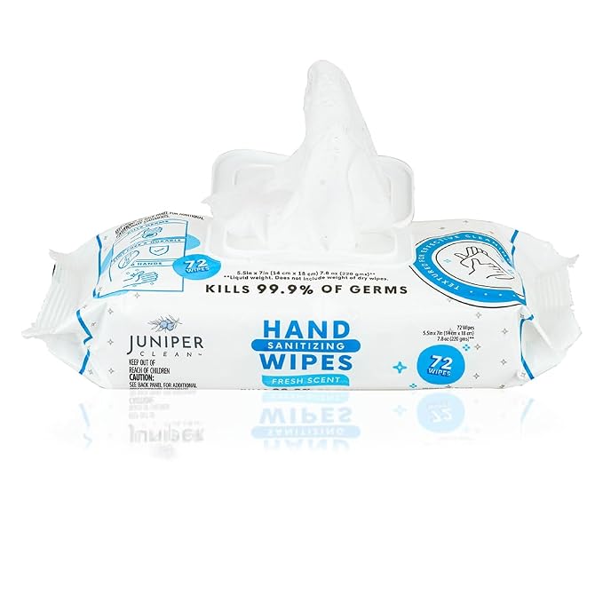 1 Pack Hand Sanitizing Wipes, Alcohol Free 72 Count Disposable Hand Sanitizer - Image 6