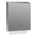 Paper Towel Dispenser Wall Mount, Brushed Stainless Steel Commercial Paper by Stardrix