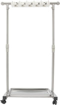 Broom Mop Holder, Movable Put Wet Mops Broom Floor Standing Cleaning Tool Rack by Eapmic