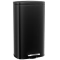 Arlopu13.2 Gallon Step Trash Can, Stainless Steel Garbage Bin, Soft-Close by Arlopu