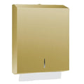 Paper Towel Dispenser Wall Mount, Brushed Gold Stainless Steel Commercial Paper by Stardrix