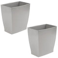 iDesign Small Rectangular Bathroom Trash Cans by iDesign