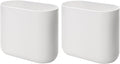 iDesign Small Oval Plastic Bathroom Trash Cans by iDesign