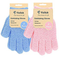 Yiclick Heavy Exfoliating Gloves, Exfoliating Body Scrubber by YiclickCreateBeautyforLife