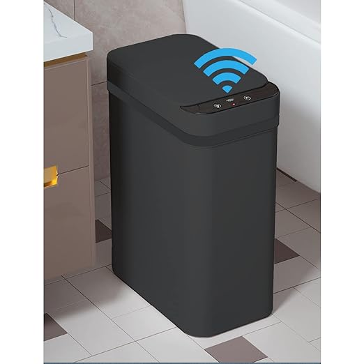 Yatmung Touchless Bathroom Trash Can by Yatmung