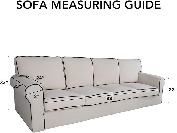 PureFit Reversible Quilted Sofa Cover, Water Resistant Slipcover Furniture - Image 6