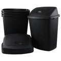 Zopnny 4-Pack 18 Gallon Tall Kitchen Swing Top Garbage Can, Plastic Swing Top by Zopnny