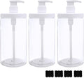 Cosywell Pump Bottle Dispenser Plastic Pump Bottles Refillable Bottles Wide by Cosywell