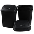 Bringer 6 Gallon Swing Top Trash Can, Plastic Garbage Can by Bringer