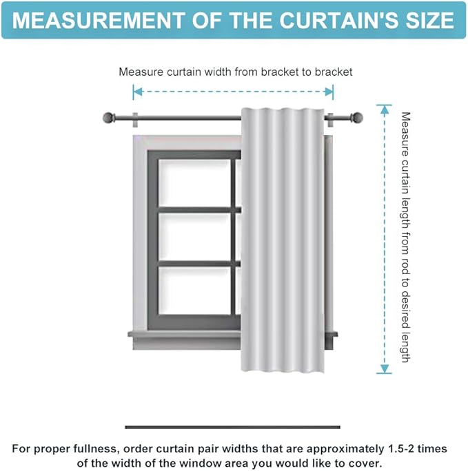 RYB HOME Cafe Window Curtains - Image 8
