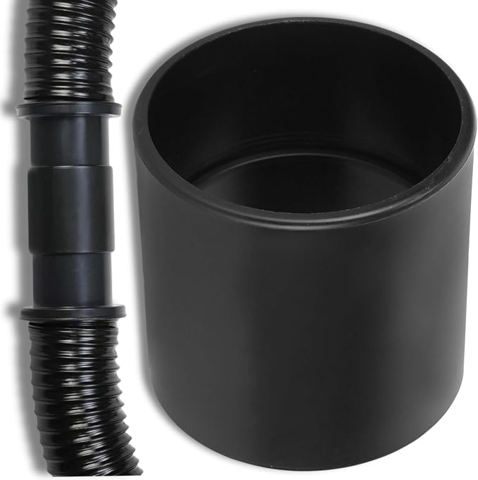 2.5" Vacuum Hose Coupling Connector – Wet Dry Vac Hose Adapter Compatible by ALLPARTSETC