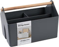BLUE GINKGO Medium Storage Basket – Plastic Caddy by BLUEGINKGO