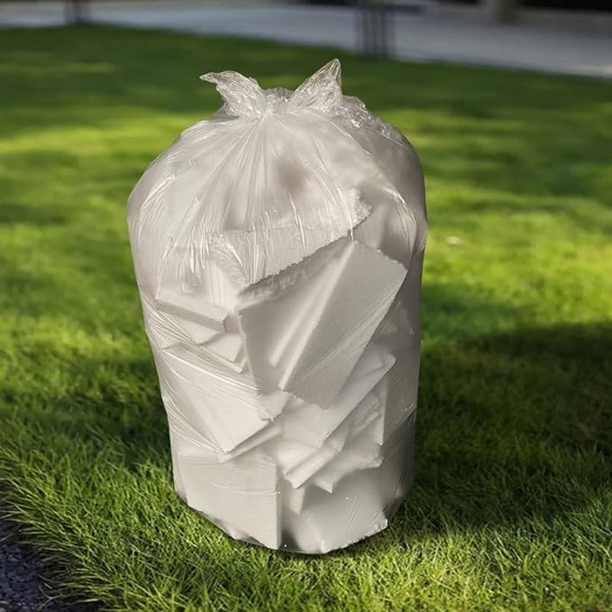 TYPLASTICS 55 Gallon Clear Trash Can Liners - Image 3
