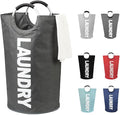 DOKEHOM 125L X-Large Collapsible Washing Laundry Basket Bag by DOKEHOM