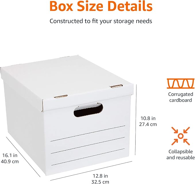 Amazon Basics Medium Duty Storage/Filing Boxes - Image 7