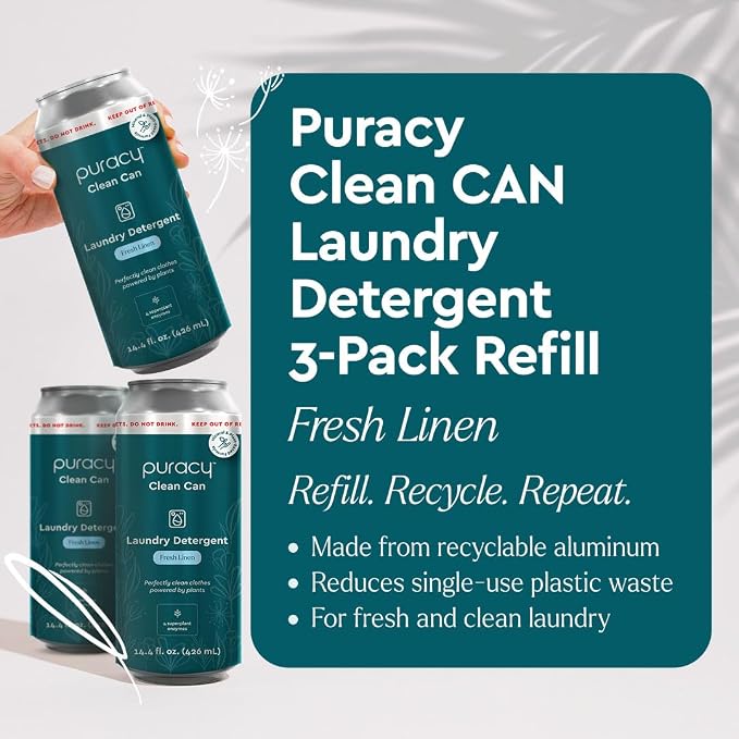 Puracy Liquid Laundry Detergent Clean Can Refill - Image 2
