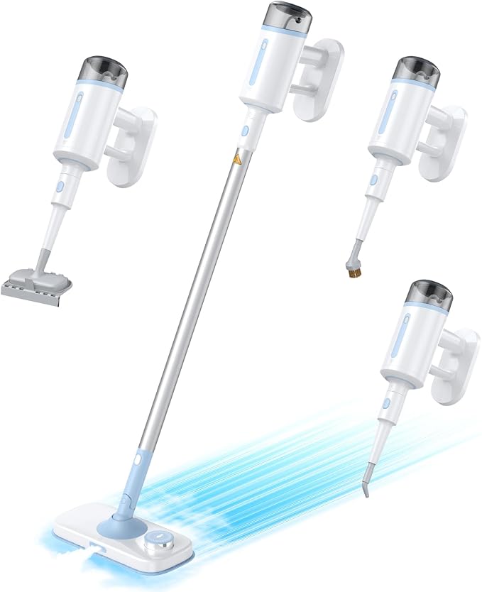 Steam Mop with Detachable Handheld Steamer Suitable by Munoje