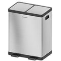 Kitchen Trash Can, 2 x 8 Gallon Dual Trash Can, Garbage Can by SolaceCove