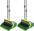 Broom and Dustpan Set, 52-in Long Adjustable Handle Broom Dustpan Combo by NACENA