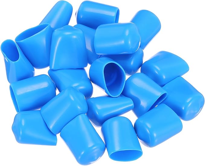 uxcell 20pcs Rubber End Caps 15mm ID Vinyl PVC Round Tube Bolt Cap Cover Screw - Image 4