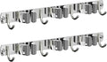 2 Pack Mop and Broom Holder Wall Mount, Non-slip Broom Hanger, Heavy Duty Mop by CUXIXA