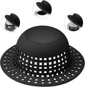 Shower Drain Hair Catcher, Bathtub Drain Cover Foldable Silicone Shower & Tub by SayGoodbyetoHairClogging