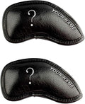 CRAFTSMAN GOLF 12pcs or 1pc Thick Synthetic Leather Golf Iron Head Covers Set by CRAFTSMANGOLF