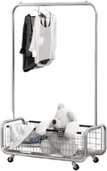 Garment Rack With Storage Baskets, Clothing Rack by AUGMIRR