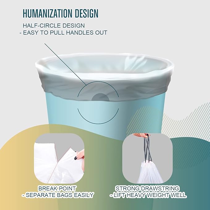 FORID Medium Drawstring Trash Bags - Image 3