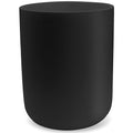 Matte Black Round Compact Trash Can Mini, 2 Gallons / 7.5L Garbage Bin by YEWDesign