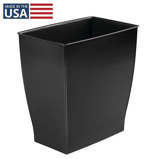iDesign Small Bathroom Trash Can, Made in USA - Image 2