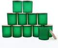 SHOWIN 14 OZ Thick Candle Jars for Making Candles 12 Pcs, 3 Wick Empty Jars by Showin