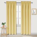 DWCN Blackout Curtains for Bedroom – Rod Pocket Thermal Insulated Noise by DWCN