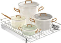 LOVMOR Pull Out Cabinet Organizer 20"W x 21"D, Kitchen Cabinet Pull Out Shelves by LOVMOR