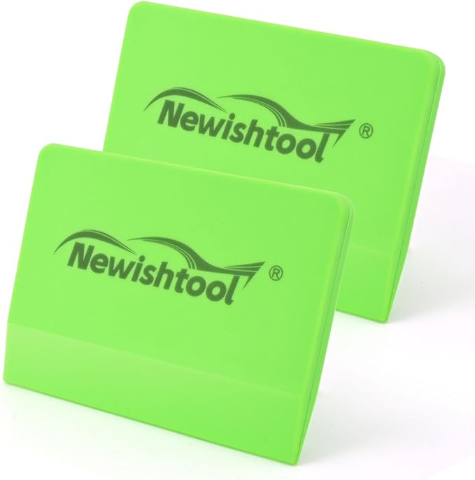 NEWISHTOOL Soft Silicone Squeegee, Small V-Blade Scraper - Image 8