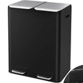 Arlopu 16Gal Dual Trash Can w/2 Built-in Box by Arlopu